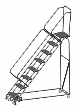 Lockstep Rolling Ladder Steel 80 In.H