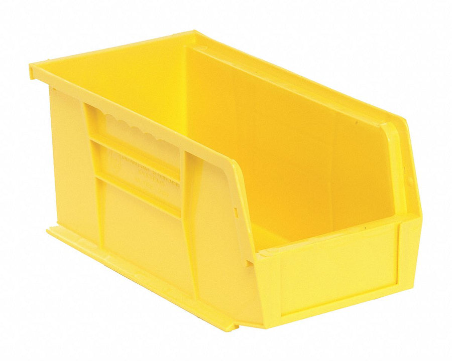 F0600 Hang and Stack Bin Yellow PP 5 in