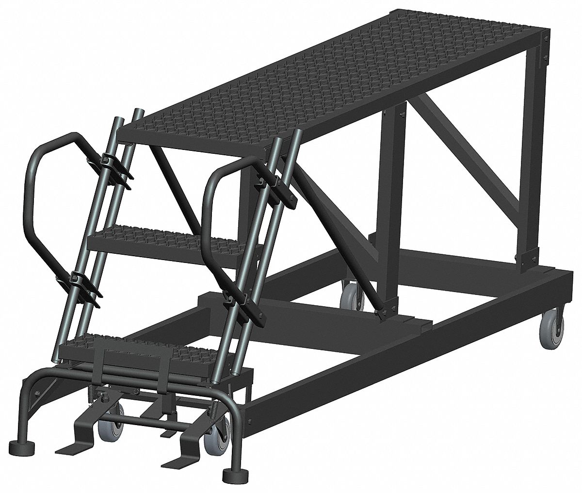 Roll Work Platform Steel Single 30 In.H