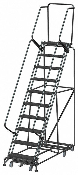 Lockstep Rolling Ladder Steel 100 In.H