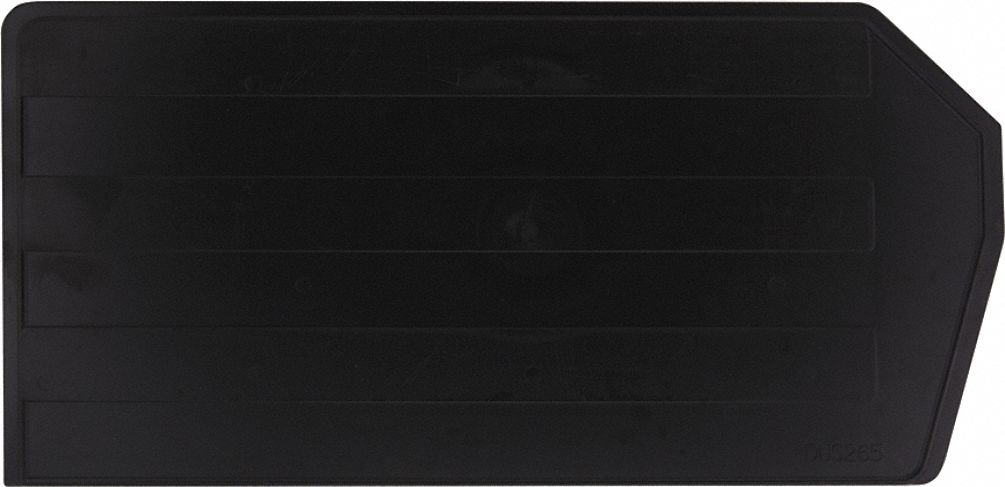 Divider 6 3/4 in Black 6 PK6