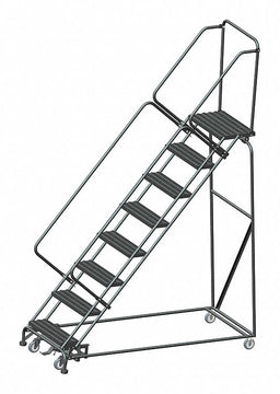 Lockstep Rolling Ladder Steel 80 In.H