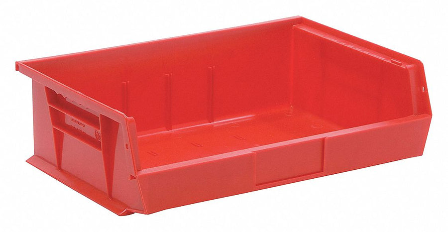 F0606 Hang and Stack Bin Red PP 5 in
