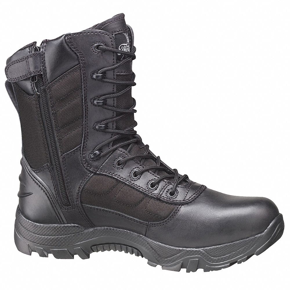 8-Inch Work Boot M 10 1/2 Black PR