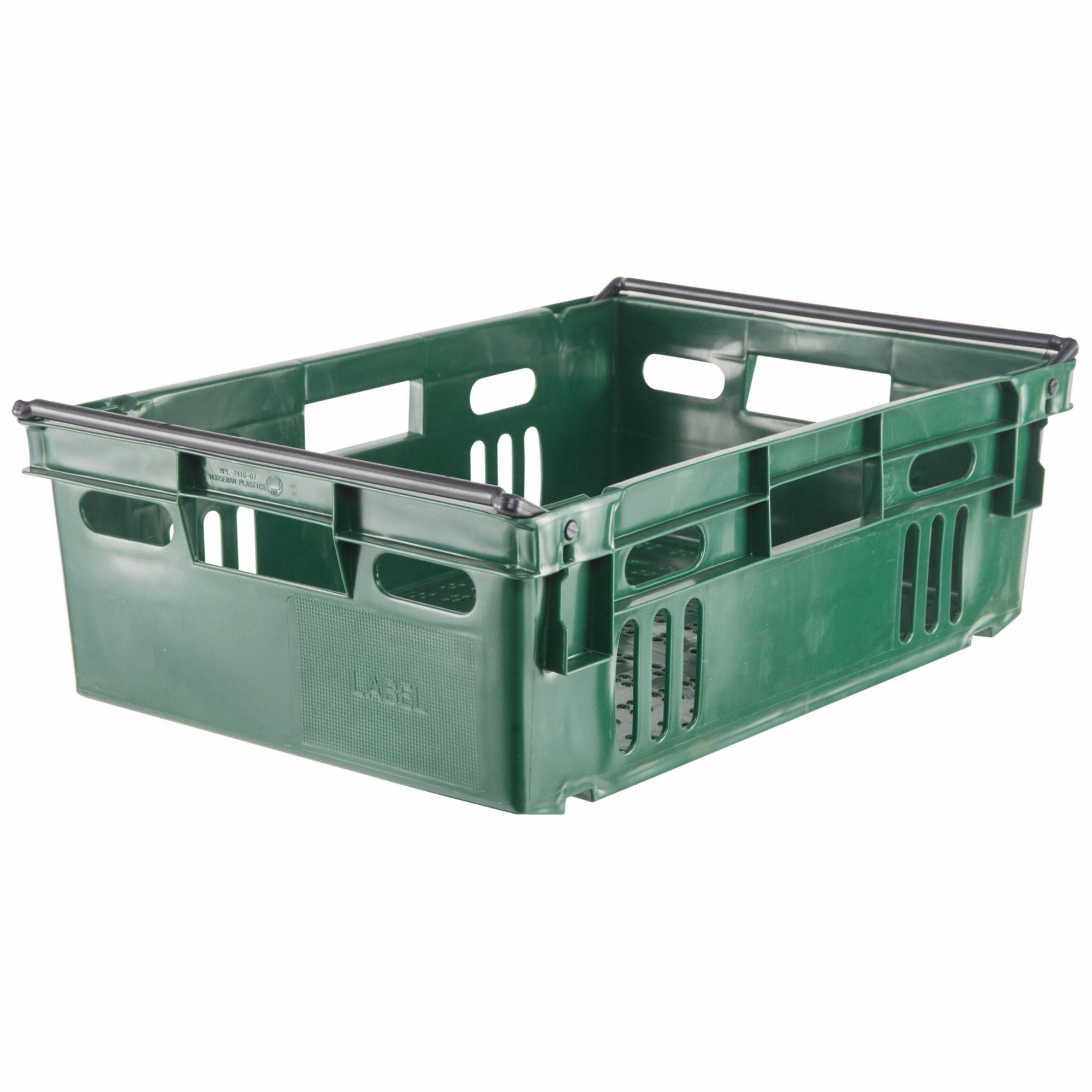 Stack and Nest Ctr Green Vented Plastic