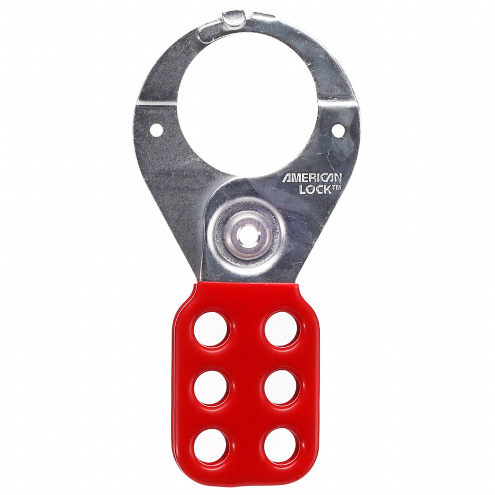 Lockout Hasp Standard Red Steel 5in. L