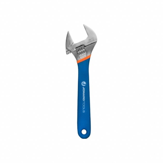 Adj. Wrench Vinyl Chrome 12