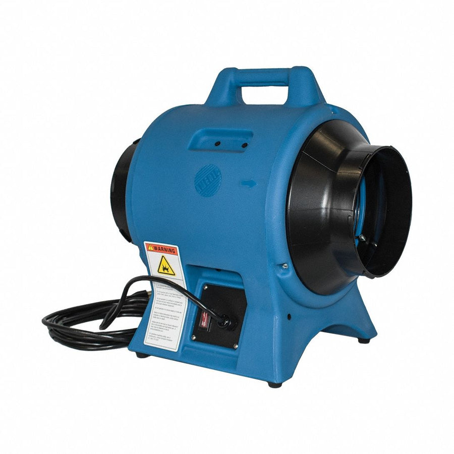 Confined Space Fan Blue 12 1/2 W