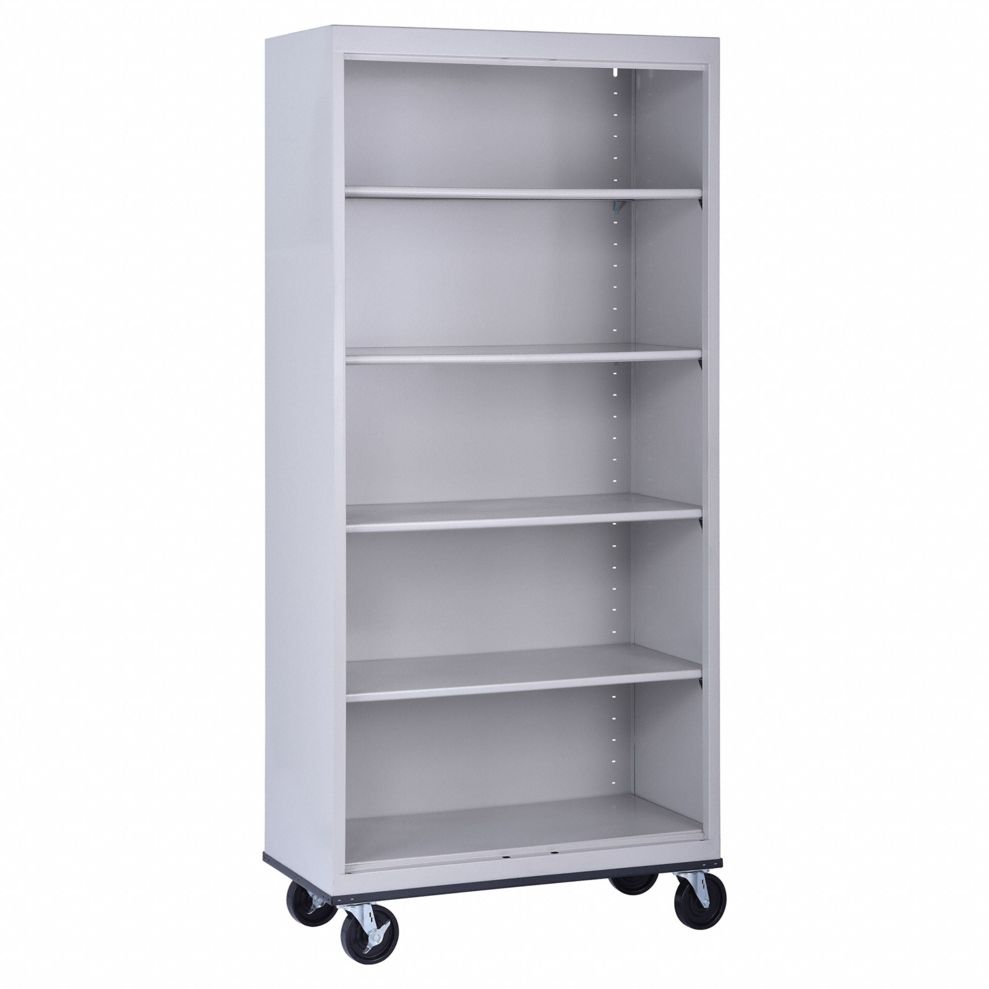Mobile Bookcase 78 in H Dove Gray