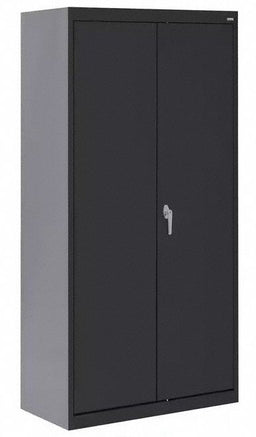 Storage Cabinet 72 x36 x24 Black 4Shlv