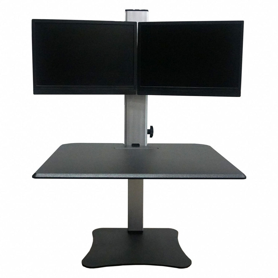 Standing Desk Converter 28 in W Black