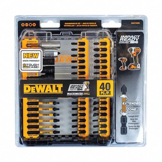 DriverBitSet 40pcs Steel Shank 1/4