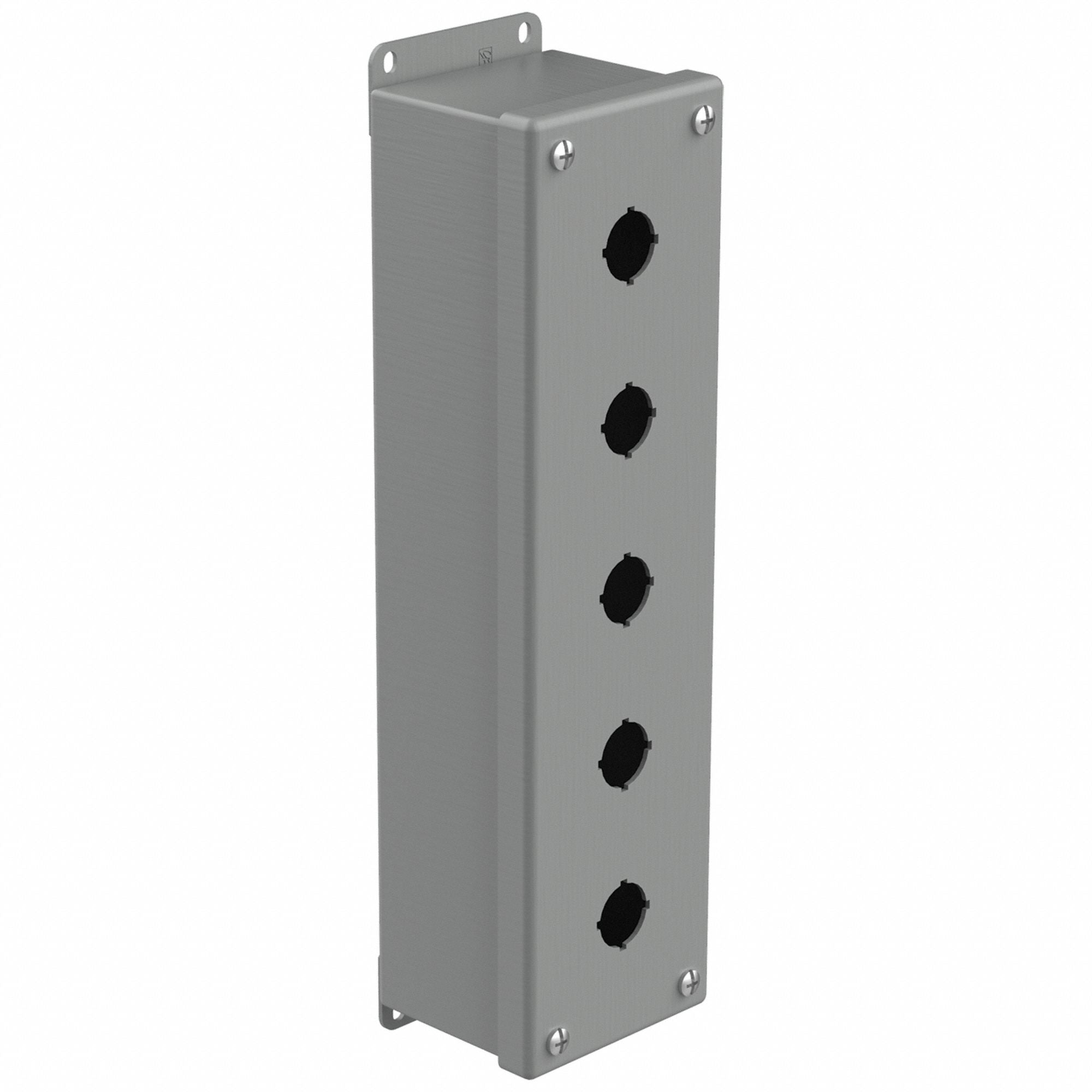PushButtonEnclosure 22mm 5Holes Steel