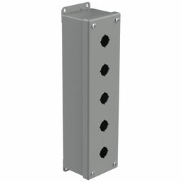 PushButtonEnclosure 22mm 5Holes Steel