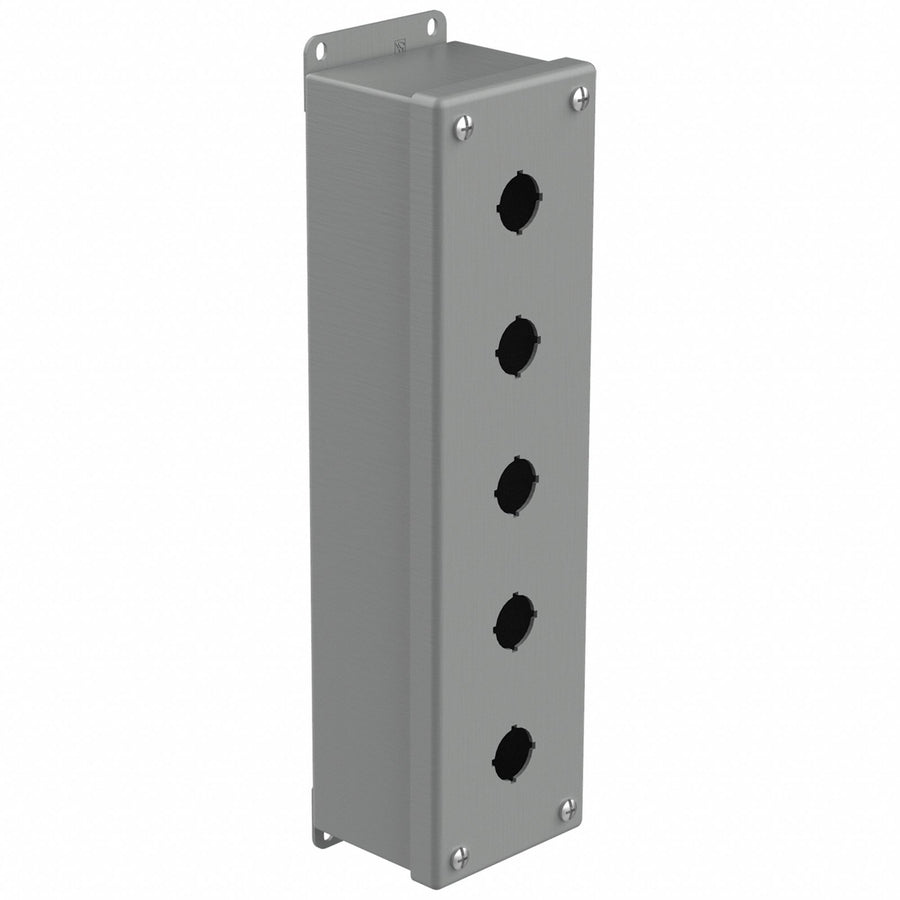 PushButtonEnclosure 22mm 5Holes Steel