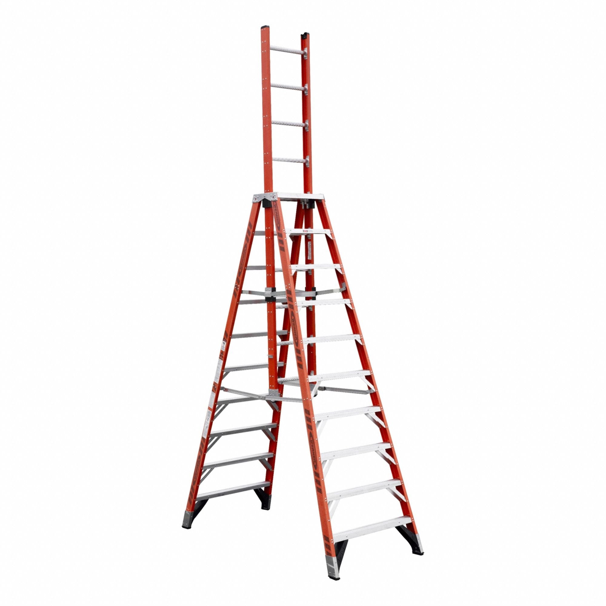 Trestle Extension Ladder Fbrglss 10ft IA