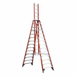 Trestle Extension Ladder Fbrglss 14ft IA