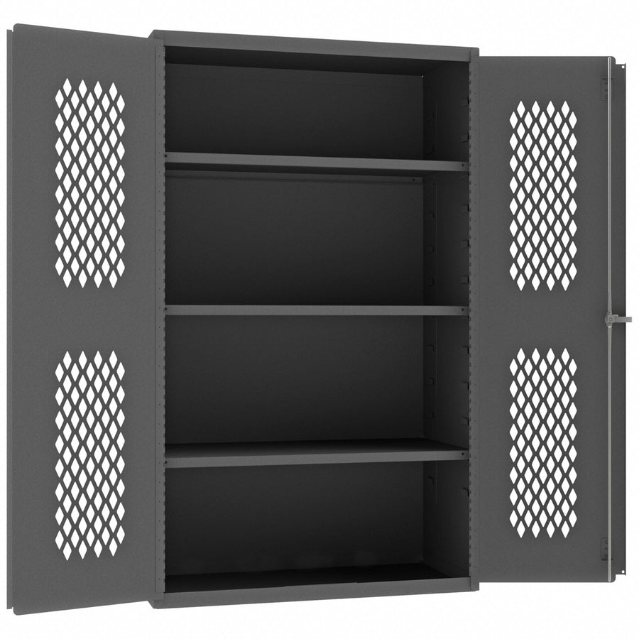 Storage Cabinet 84 x36 x24 Gray 3Shlv