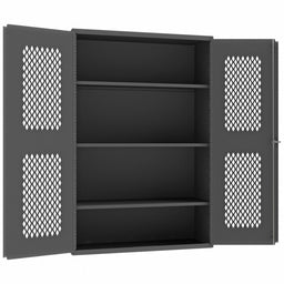 Storage Cabinet 72 x48 x24 Gray 3Shlv