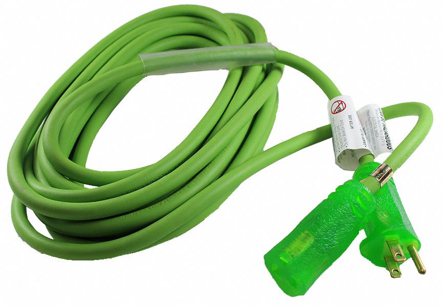 Extension Cord 25ft 14Ga 15A SJOW Grn