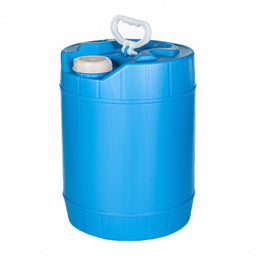 Pail Plastic Blue Screw Top Lid