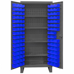 K4921 Bin Cabinet 78 x36 x24 Gray 96BlueBns