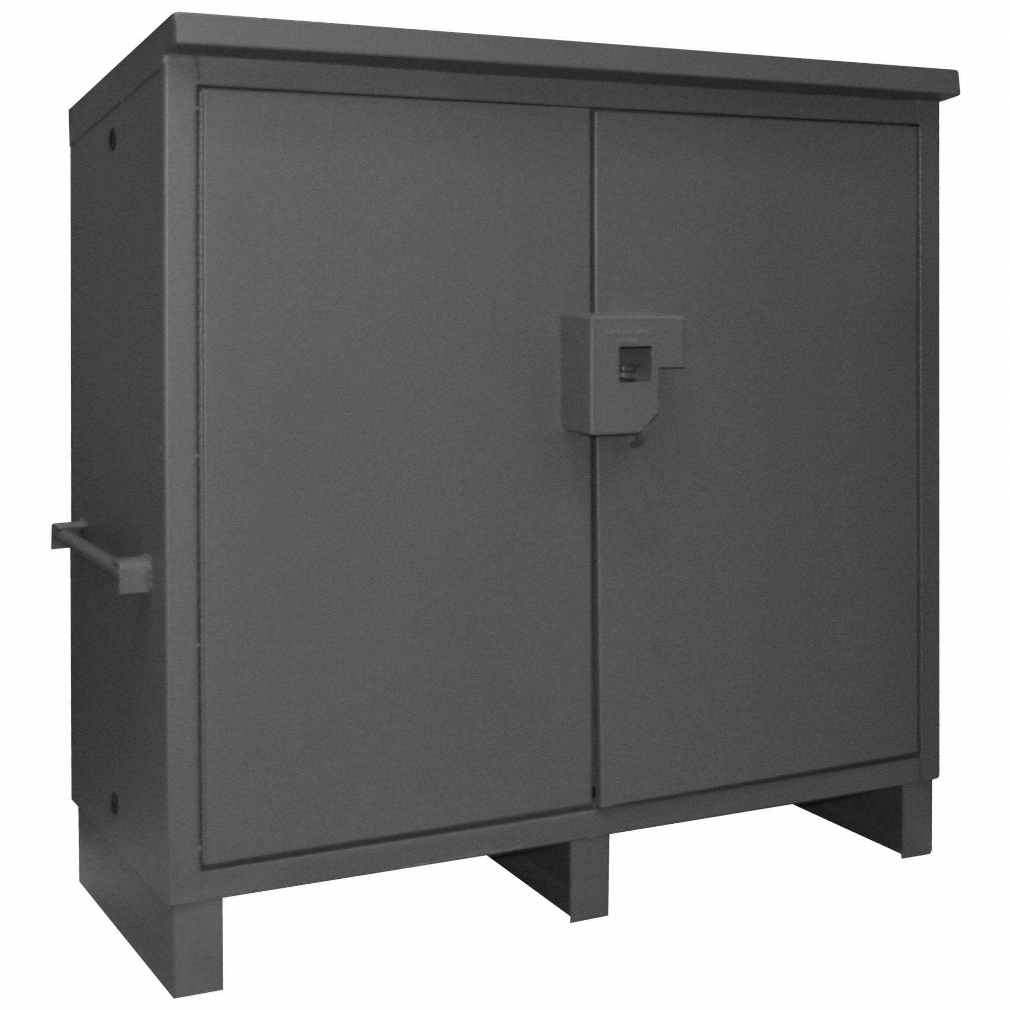 Shelving Cabinet 62-3/4 H 64 W Gray