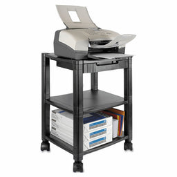 Printer Stand 24 1/2 in H Black