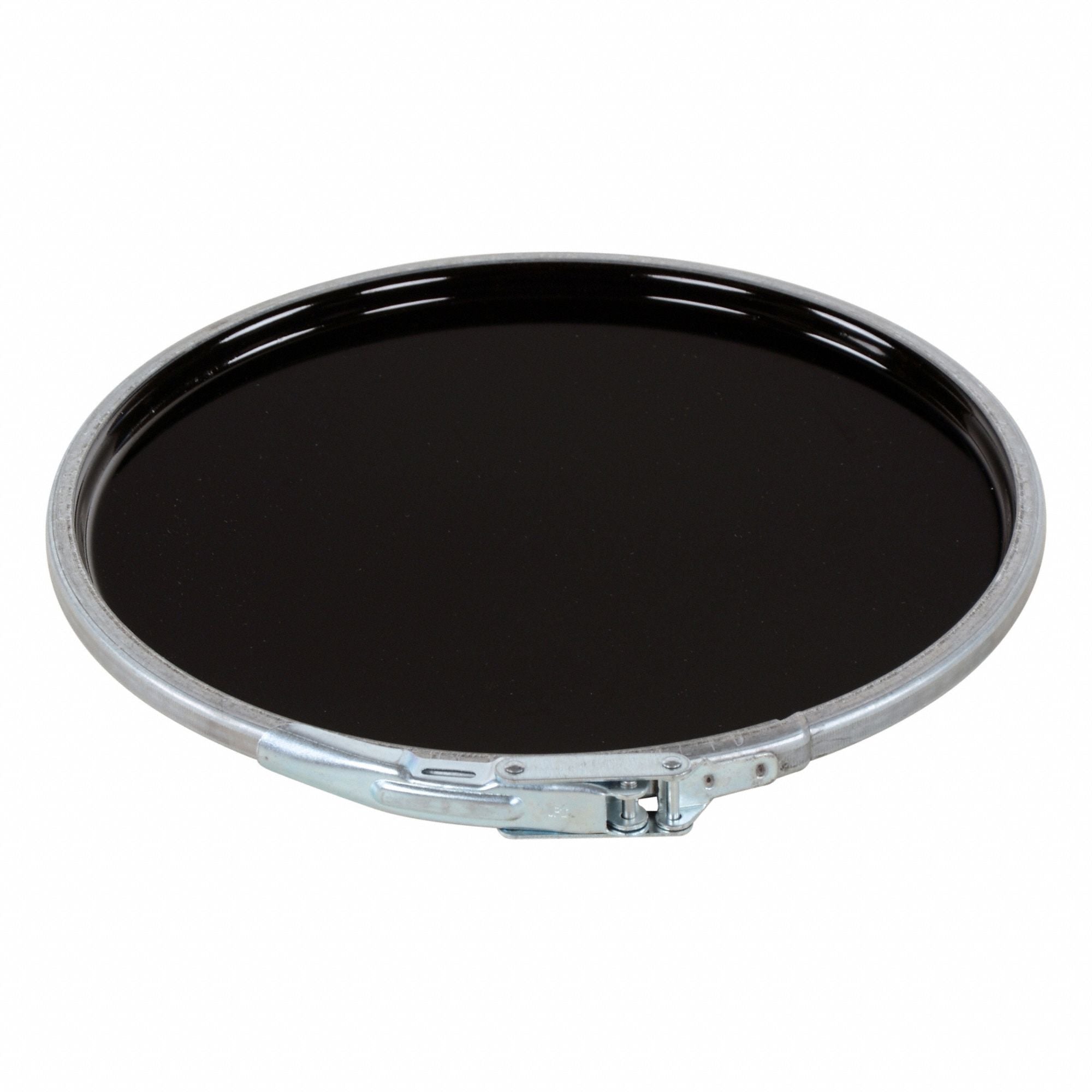 Steel Pail Lid Black Steel