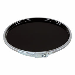 Steel Pail Lid Black Steel