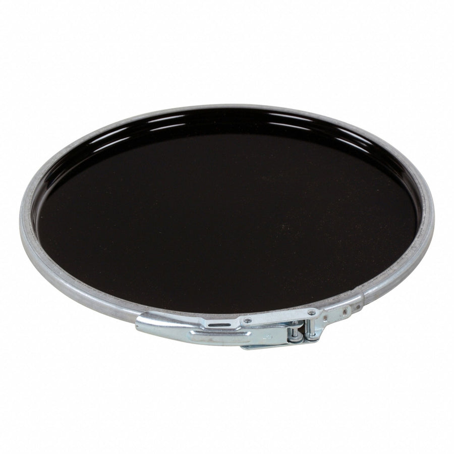 Steel Pail Lid Black Steel