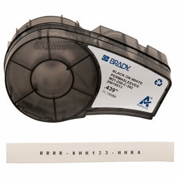 Label Cartridge Black/White 0.25 W 7ft.L