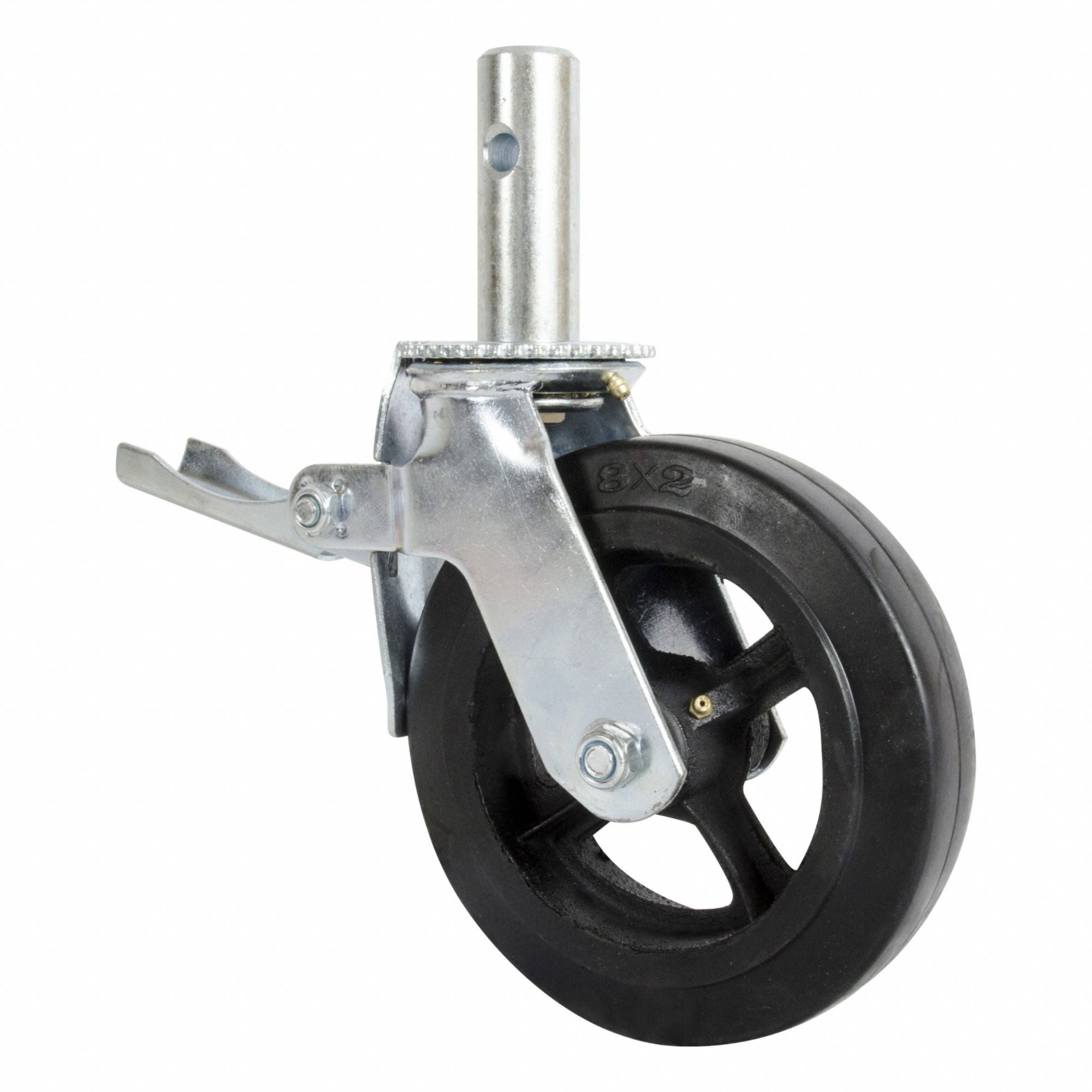Scaffold Caster 8inLx3-3/4inWx13-1/2inH