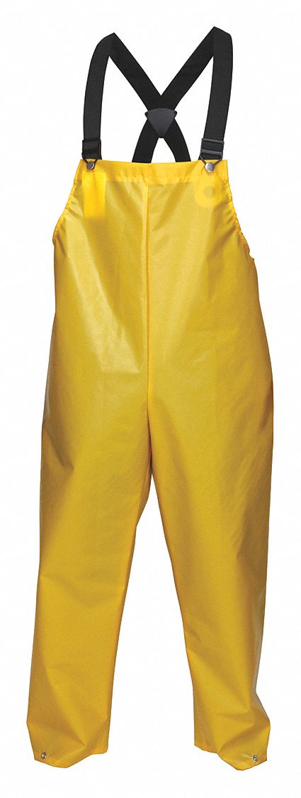 Bib Pant XL Yellow Unisex Nylon Liner