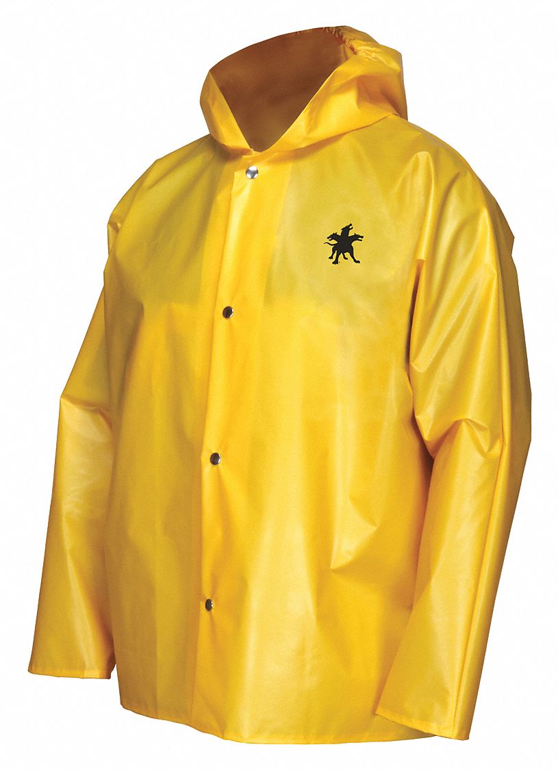 Rain Jacket 4XL Yellow Unisex
