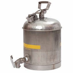 Type I Faucet Safety Can 5 gal Silver