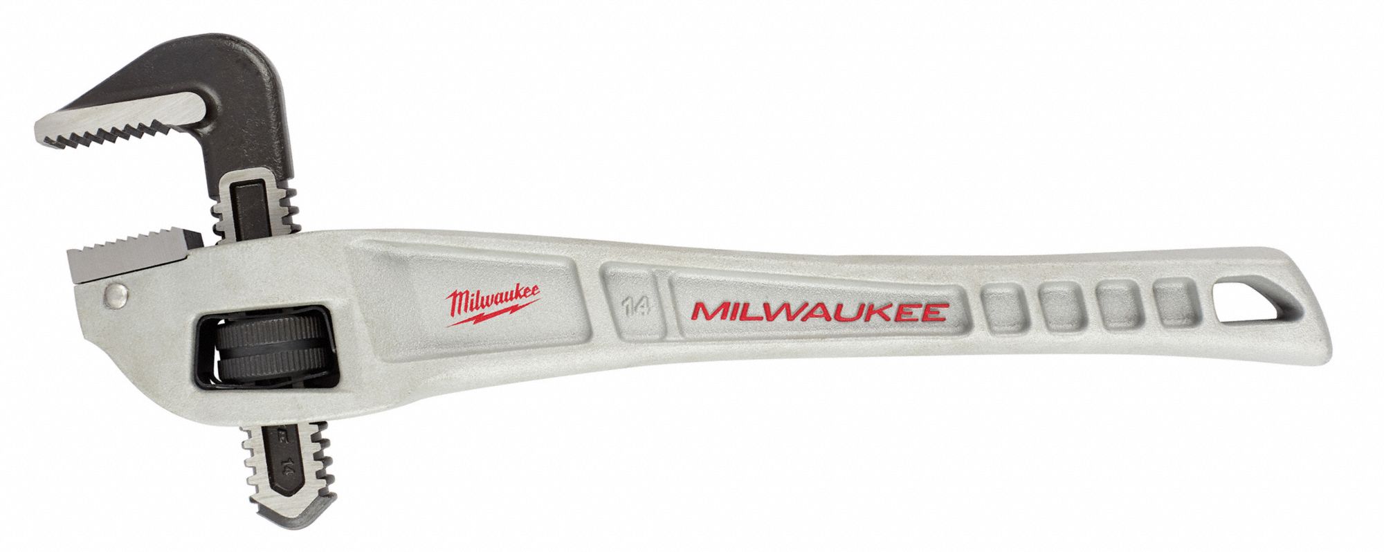 Offset Pipe Wrench Ergonom Serrated 14