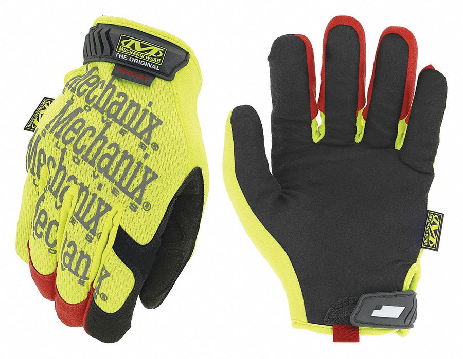 K2369 Mechanics Gloves Hi-Vis Yellow 8 PR