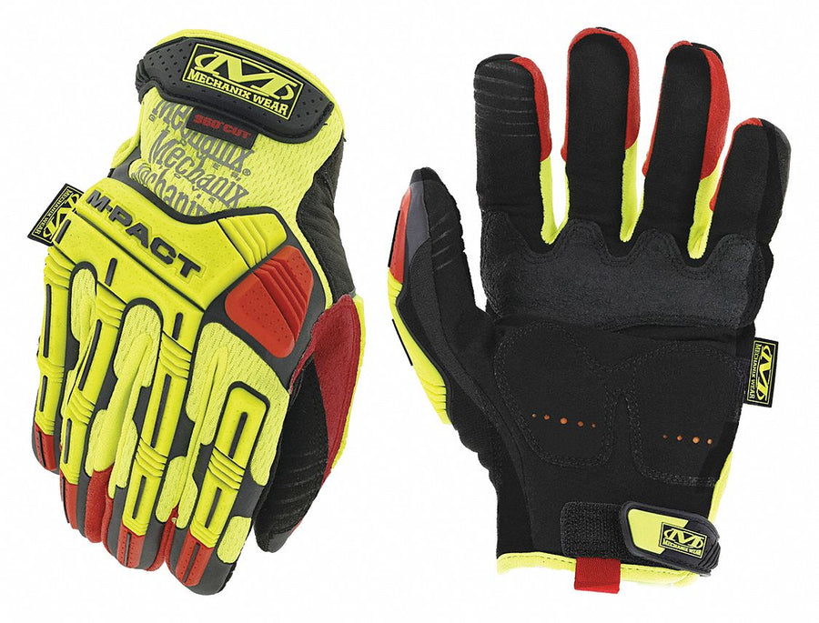 K2370 Mechanics Gloves Hi-Vis Yellow 9 PR