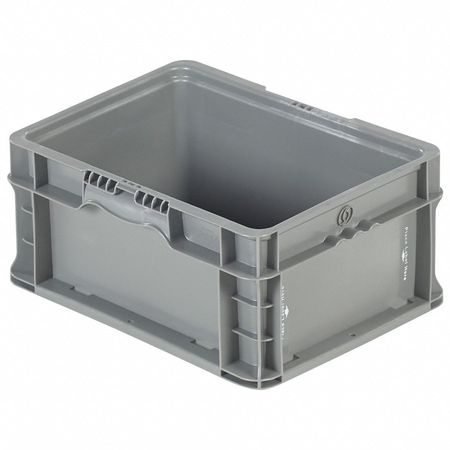 E9244 Straight Wall Ctr Gray Solid Plastic