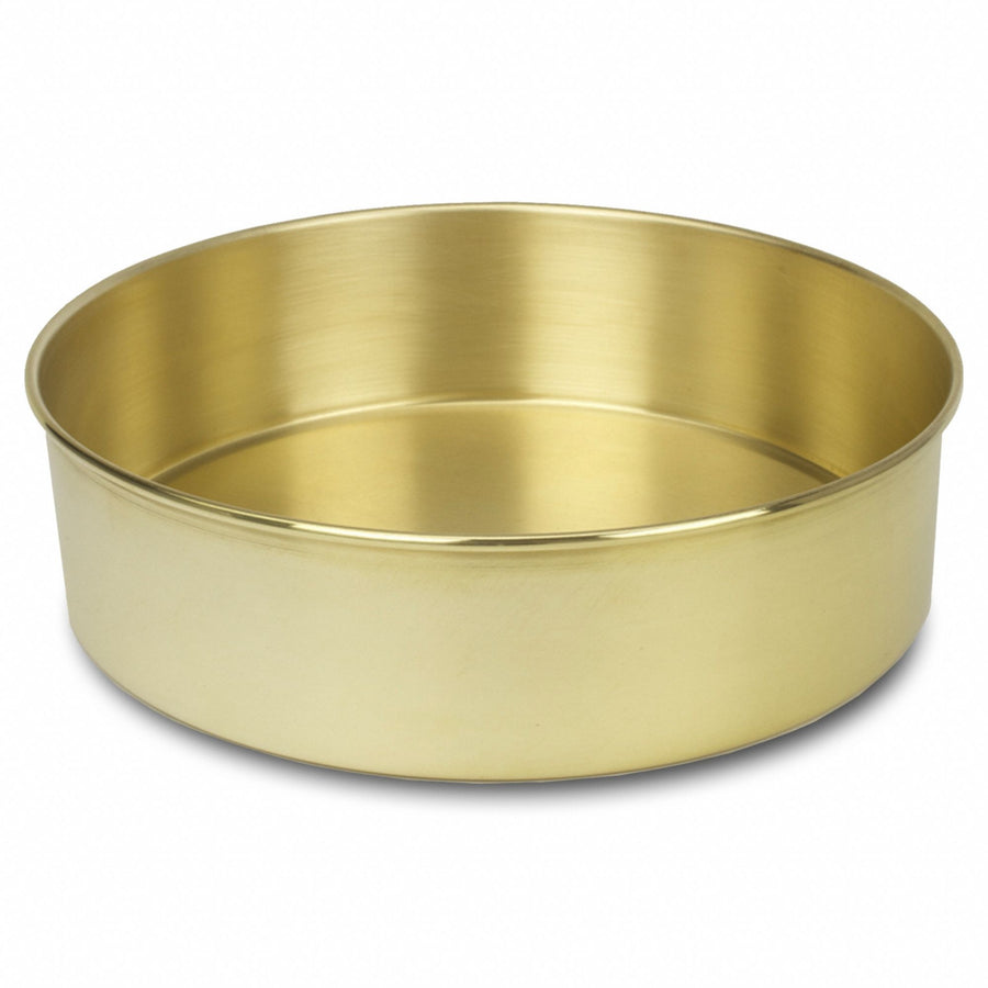 Pan Brass 12 In Dia 3 1/2 In D
