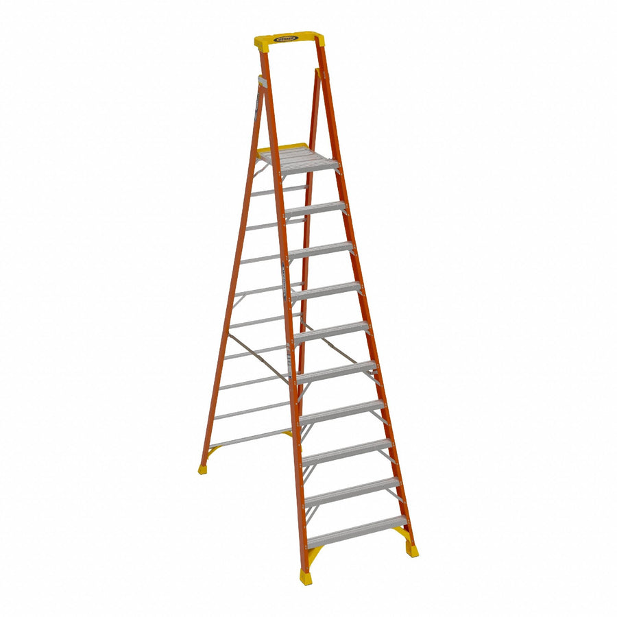 Podium Stepladder 9-1/2 ft Fiberglass