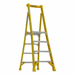 Podium Stepladder 4 ft Fiberglass 375 lb