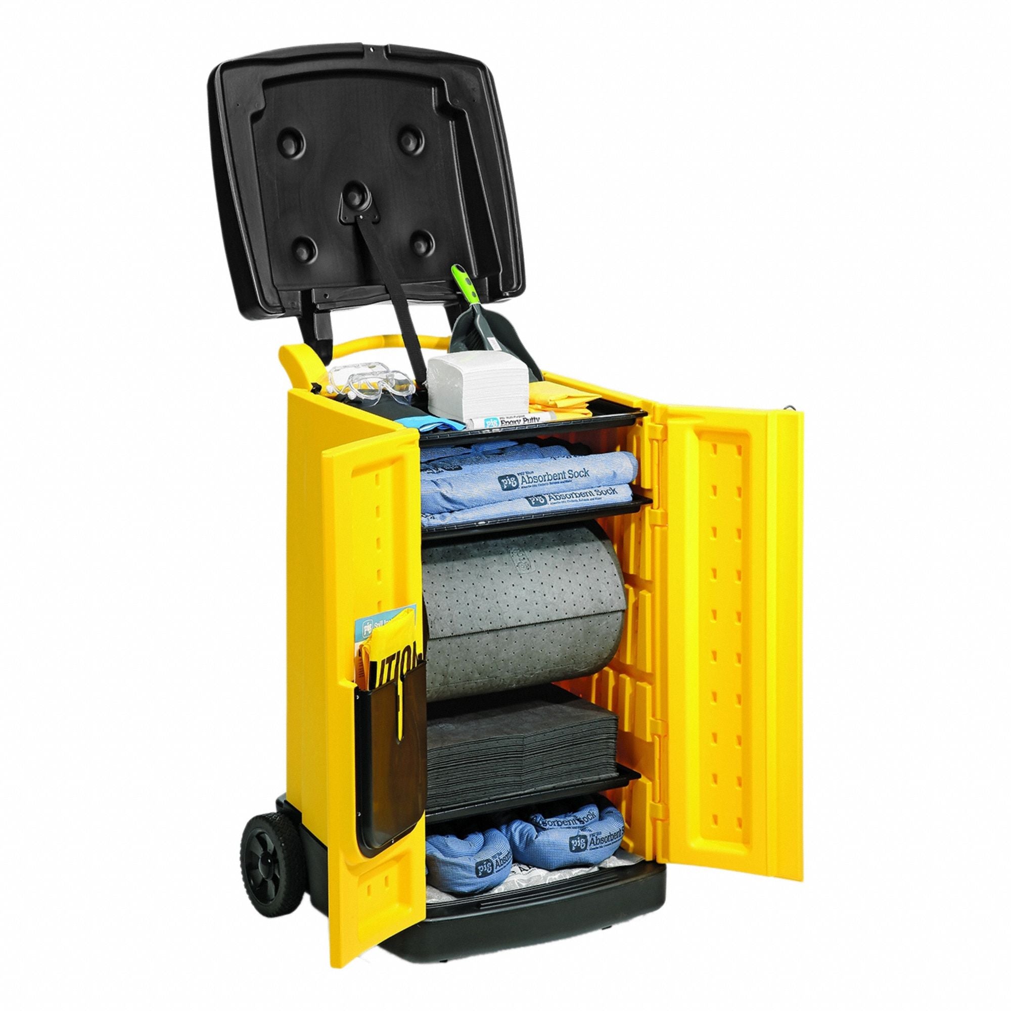 Spill Kit/Station 44.6 gal Vol. Absorbed