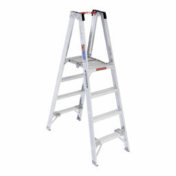 Twin Platform Stepladder 4 ft Alum 300lb