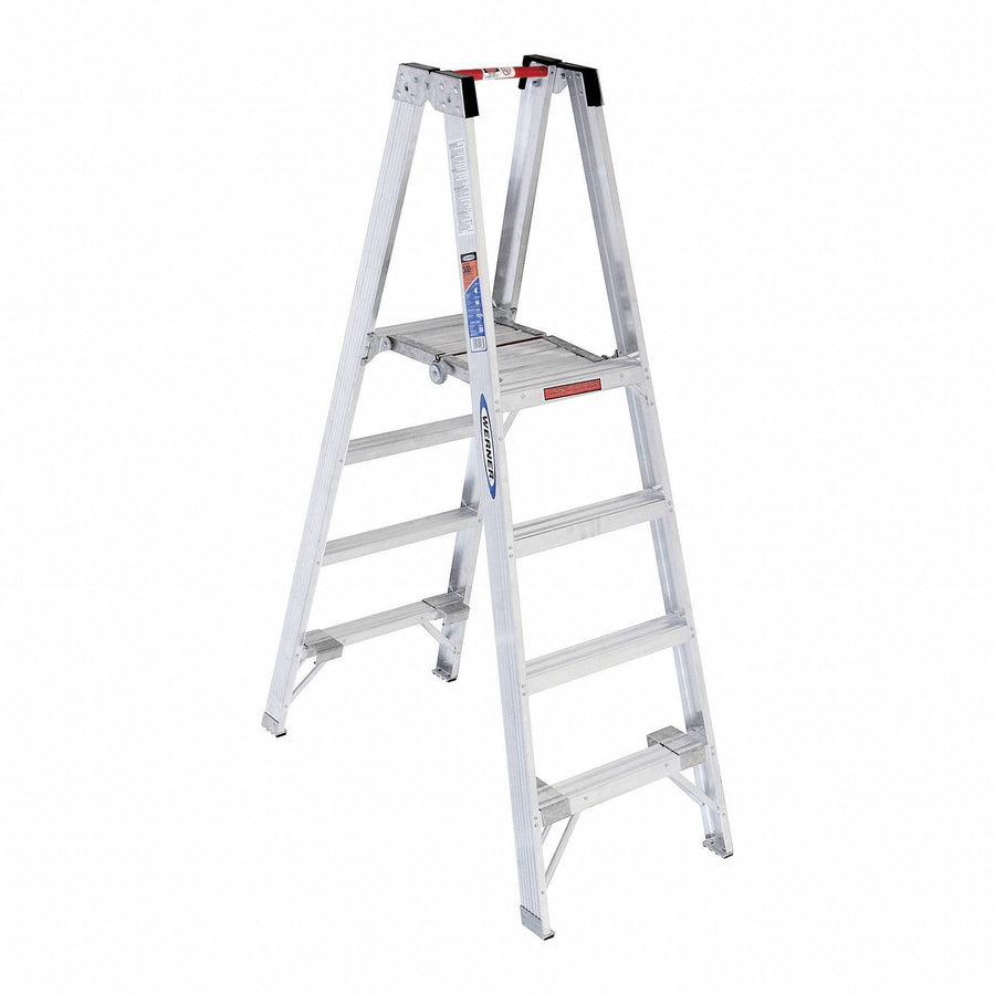 Twin Platform Stepladder 4 ft Alum 300lb