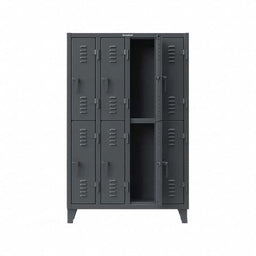 Lckr 2x3Lckr Drk Gry 78 x74 x18 Assm