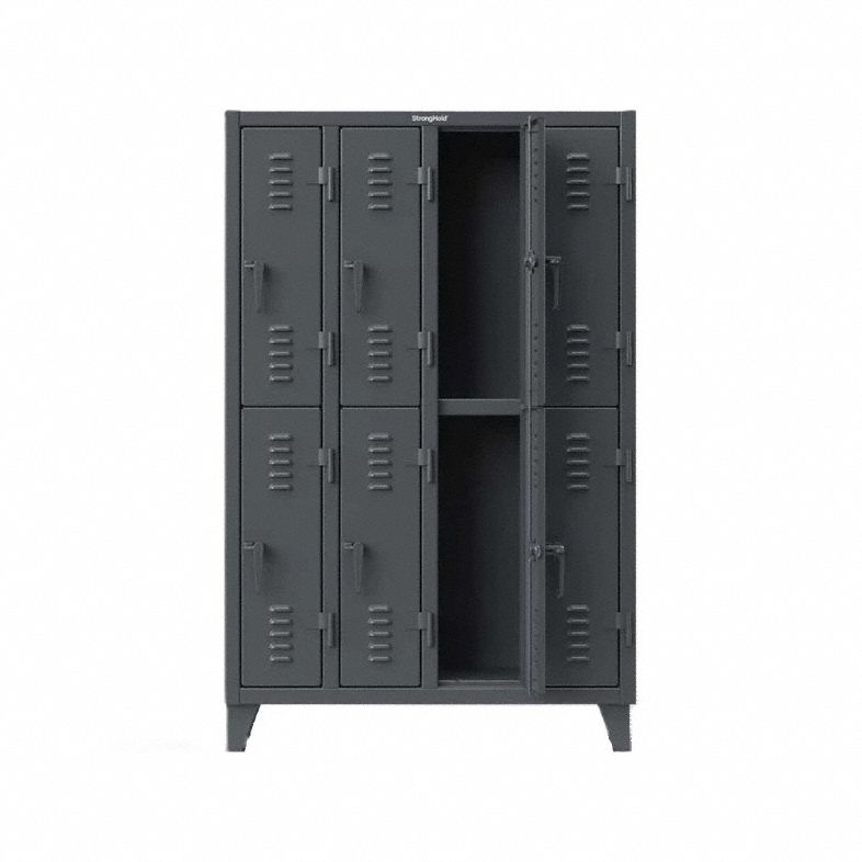 Lckr 2x3Lckr Drk Gry 78 x74 x18 Assm