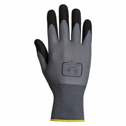J3828 Blk Pvc Ctdgrey Lnrsz 7 PK12