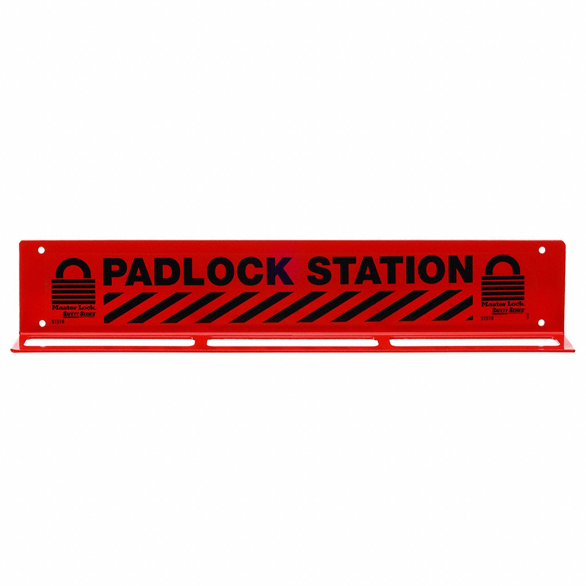 Padlock Station Unfilled 17-1/2 In W